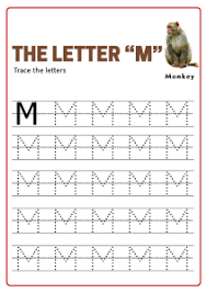 Your preschooler will love this interactive worksheet that allows them to trace letters «m» and «s» and draw a line from a picture to the given letter sound . Practice Capital Letter M Uppercase Letter Tracing Worksheets For Preschool Kindergarten Grade English Worksheets Schoolmykids Com