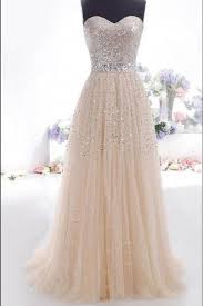 Cream Dress Strapless Dress Champagne Prom Dress Long Champagne Prom Dress Cocktail Evening Dresses