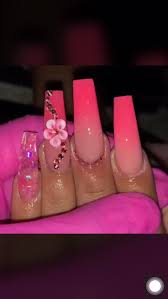 They're long and come in our classic coffin shape. Nails Must Try Post Tip Pop By This Helpful Design 8342702085 Right Now Prettynaturalnails Pink Acrylic Nails Purple Acrylic Nails Pink Ombre Nails