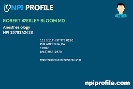 ROBERT WESLEY BLOOM MD