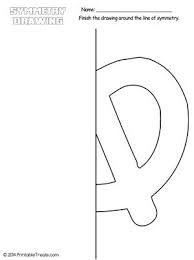 Pretzel Symmetry Drawing Worksheet Symmetry Worksheets Drawings