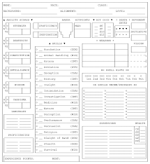 Oc I Made A Text Based Minimalist Character Sheet For 5e In Notepad Dnd