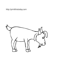 Little duck for 1 year old kids. Free Printable Farm Animals Coloring Pages