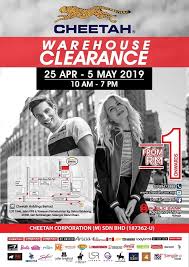 Cheetah holdings berhad () : Cheetah Apparel Last 2 Days Cheetah Warehouse Facebook