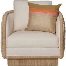 Coastal Braided Swivel Lounge Chair Mcguire Furniture Modern Furniture Living Room Furniture