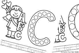Sunshine, popsicle, ice cream cone, cupcake, watermelon and a stars and stripes page.these dot art printables are all such fun summer themes that kids won't even know the benefits of this simple dot art activity.do a dot markers are so fun because they are different. C Is For Cupid Dot Marker Coloring Pages Simple Fun For Kids