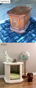 Turn An Awkward Side Table Into A Dual Purpose Dog Bed Diy Dog Bed Diy Pet Bed Diy Dog Stuff