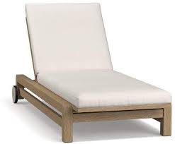 Pottery Barn Single Chaise Cushion Outdoor Furniture Cushions Outdoor Furniture Sunbrella Outdoor Furniture
