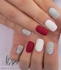 52 Trending Winter Nail Colors Design Ideas Winter Nail Art Designs Winter Nail Designs Winter Nails D Sweater Nails White Nail Art Colorful Nail Designs