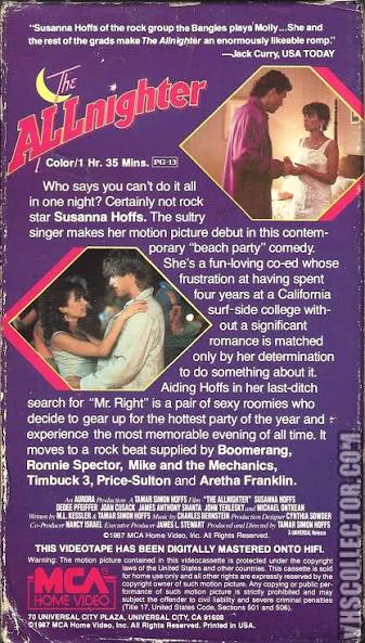 The Allnighter | VHSCollector.com