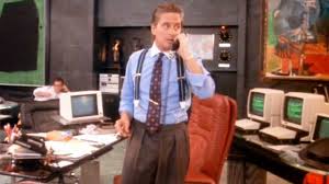 Now, i have spent the last two months analyzing what all these guys do, and i still can't figure it out. The Blue Shirt With White Collar Gordon Gekko Michael Douglas In Wall Street Spotern