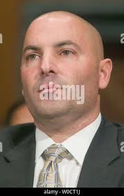 Peter Aquino, president and CEO of RCN Corporation, testifies before the  Senate Committee