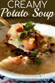 Creamy Potato Soup A Hug In A Bowl Recipe Creamy Potato Soup Creamy Potato Potato Soup