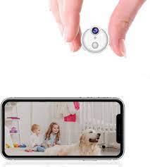 Amazon.com : Mini Spy Hidden Camera 4K Indoor Small WiFi Wireless Nanny Cam  Home Security Cameras Tiny Office Secret Surveillance Cams with 100 Days  Standby Phone APP AI Human Detection Auto Night