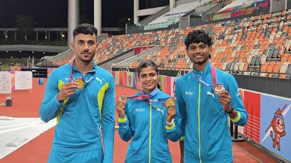 ???? Outstanding Performance by NCOE Trivandrum Athletes at the 22nd Asian U20  Athletics Championships, Hong Kong ???????? ???? Shahnawaz Khan &ndash; Gold Medal in  Men's Long Jump with an impressive leap of