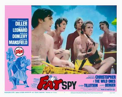 THE FAT SPY DVD - 1966 movie - Beach Party Rock n Roll Spoof Film!