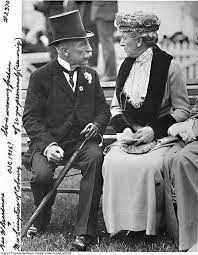 George Wathen Beardmore And Mrs Livingstone Of Cobourg Ontario Jockey Club Cobourg Canada Photography Historical People