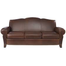 Paloma Three Cushion Leather Sofa Ethan Allen Us Sofa Leather Sofa Furniture