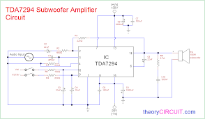Pdf tda7294 datasheet with mute st by datasheetspdf com. Tda7294 Subwoofer Amplifier Circuit