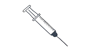 Adjust your needle depth to where the needle is sticking out a nickel's width from the tip. How To Draw A Syringe My How To Draw