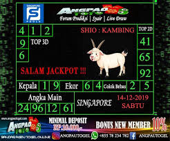 Syair Sgp Hari Sabtu 14 Desember Sydney Rabu Kamis