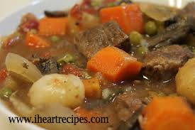Bring to boil, reduce heat to low, and cover. Beef Stew Made In The Crock Pot I Heart Recipes
