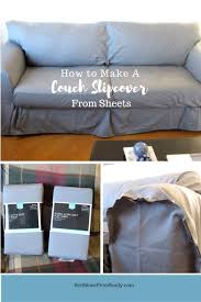 How To Make A Couch Slipcover From Sheets Slip Covers Couch Diy Couch Cover Diy Sofa Cover