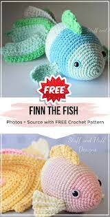 Take a look and get inspired. Crochet Finn The Fish Free Pattern Crochet Fish Patterns Crochet Toys Free Crochet Toys Free Patterns