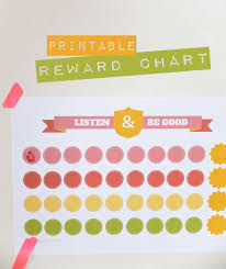 Listen Be Good Printable Reward Chart My Poppet Makes