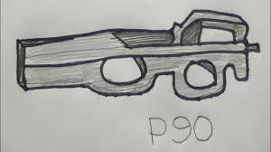 Free fire in noob id totalgaming short. How To Draw P90 Gun Of Free Fire Very Easy Shn Best Art Youtube