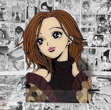 Nana Hachi Anime Glass Painting