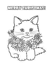 Kitten in a snail costume. Kitty Christmas Kitten Coloring Pages Novocom Top