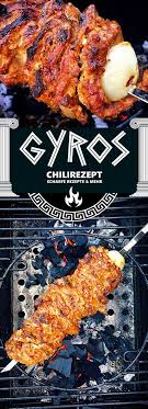 Gyros Vom Grill Rezept Gyrosspiess Selber Machen Rezept Gyros Rezepte Gyros Gyrosspiess