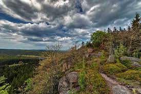 Auf Der Scharfensteinklippe Guten Morgen Ich Wunsche Euch Einen Schonen Sonnigen Tag Schone Grusse Scharfenstein Scharfen Nationalpark Harz Landschaft Natur
