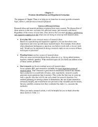 An example of causal research would be a restaurant wanting to find out why fewer customers were demanding one of its sandwiches, so management might exper an example of causal research would be a restaurant wanting to find out why fewer cu. Pdf Chapter 3 Problem Identification And Hypothesis Formation Zubair Arians Academia Edu