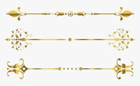 Gold line (marta), a rapid transit line in atlanta, georgia. Gold Line Transparent Background Golden Line Design Png Png Download Kindpng