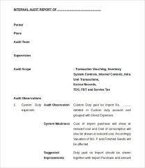 Template Net 18 Internal Audit Report Templates Free Sample Example Format 16e5d8d8 Resumesample Resumefor