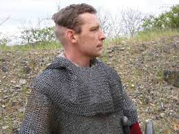 I See Him With Short Cropped Hair But More Martial Looking Like This Silly Norman Hairstyle But Poss Viking Haircut Historical Hairstyles Short Cropped Hair