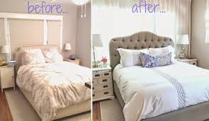 Off Center Windows Behind Bed Disguised By Entire Wall Of Airy White Curtains Master Bedroom Curtains Bedroom Design Window Behind Bed
