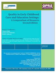 Using worksheets suggests facilitating students to be able to answer questions about topics they have learned. Quality In Early Childhood Care And Education Settings Child Trends