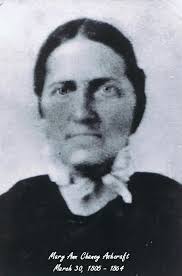Mary Ann Chaney Ashcraft (1805-1864)
