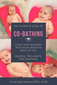 You can wash your newborn in a small baby bath. How To Take A Bath With Your Baby The Ultimate Guide To Co Bathing Crazy Gorgeous Life Baby Bath Time Baby Sleep Problems Before Baby