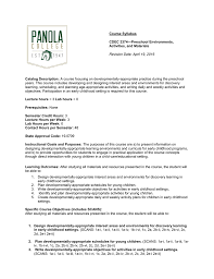 As this age children begin. Course Syllabus Preschool Environments Cdec 2374 Activities And Materials