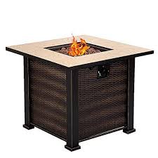 24 volt hot surface electronic ignition systems are the easiest and safest way to light your gas fire pit. 30 Square Propane Gas Fire Pit Table Fireplace Cover Iro Https Www Amazon Com Dp B07hcsx4r5 Ref Cm Sw R Pi Fire Pit Table Gas Fire Pit Table Gas Firepit