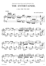 During his brief career, joplin wrote 44 original ragtime pieces, one ragtime ballet, and two operas. The Entertainer Scott Joplin Pdf Peatix
