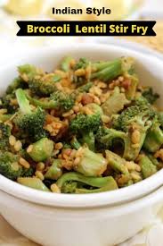 Broccoli Moong Dal Stir Fry Indian Broccoli Recipes Broccoli Indian Recipes Broccoli Recipes Tasty Vegetarian Recipes