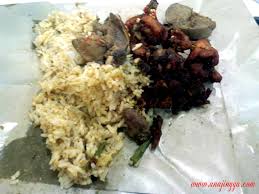 There's another rice dish called nasi kak wok that originated from kelantan and they share similar characteristics. Nasi Mmanggey Di Warung Cikgu Bukit Puchong