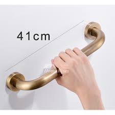 Our selection of bathroom grab bars contains ada compliant and decorative options. Solid Wall Mount Brass Grab Bars Bathroom Aluminum