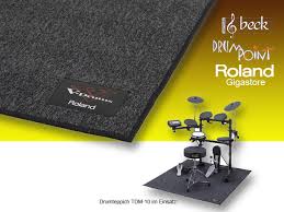Robust, sound absorbing drum mat. Roland Tdm 10 Drumteppich Musikhaus Beck