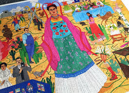 Frida kahlo is best know for her self portraits. The World Of Frida Kahlo 1000 Piece Jigsaw Puzzle From Lkp A Mum Reviews